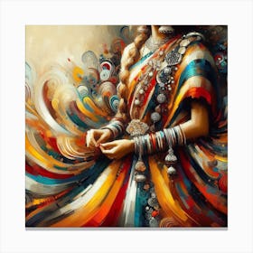 Indian Woman 3 Canvas Print