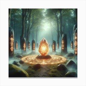 Shamanic Forest Canvas Print