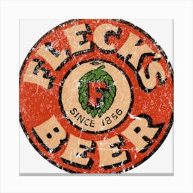 Fleck S Beer Canvas Print