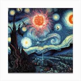 Starry Night 12 Canvas Print