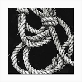 Rope Knot Canvas Print