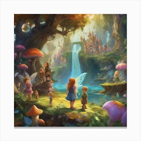 Fairy Forest 1 Canvas Print