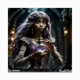 Night Elf 1 Canvas Print