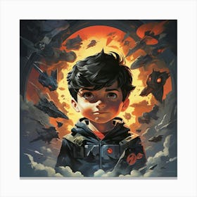 Super Shadows Boy Of Tomorrow Art Print 0 Canvas Print