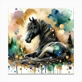 Creative Horse Beauty Illustration Nr 217 Canvas Print