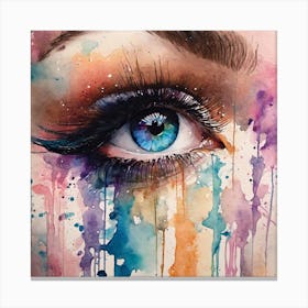 Eye Painting 3 Canvas Print