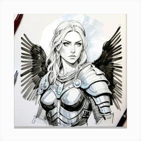 Angel Of The Sky Canvas Print