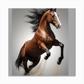 Horse Galloping Canvas Print