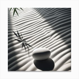 Zen Sand Canvas Print