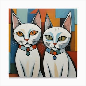 Two Cats 1 Canvas Print