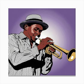 A Pop Art Illustration Of A Jazz Trumpet 0dhjh8z3swoomd09tmin0a K43gu Wtvu8agjjkbp La Canvas Print