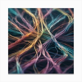 Colorful Wires 22 Canvas Print