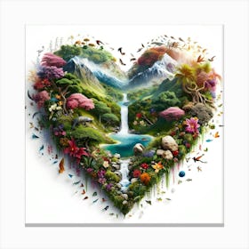 Heart Of Nature 2 Canvas Print