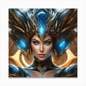 Female Character From League Of Legends fh Canvas Print