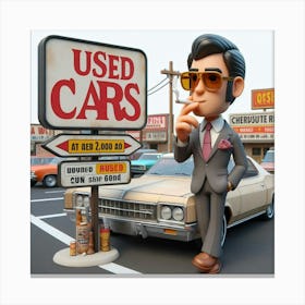 Used Cars 7 Canvas Print