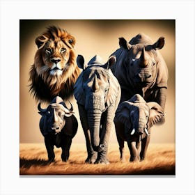 Just Beautiful Wild Life Africa Canvas Print