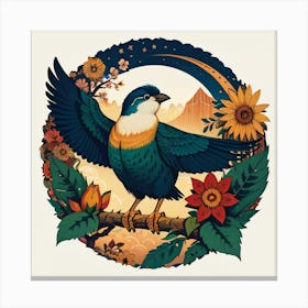 Bird Of Paradise Canvas Print