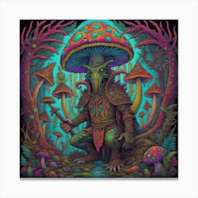 Shaman Of The Forest Canvas Print