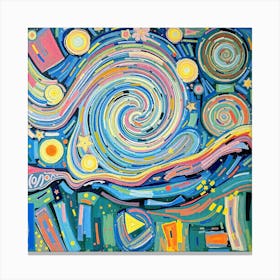 Starry Night 37 Canvas Print