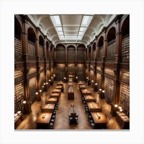 Library Of The University Of London Canvas Print