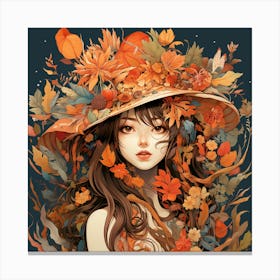 Autumn Girl 4 Canvas Print