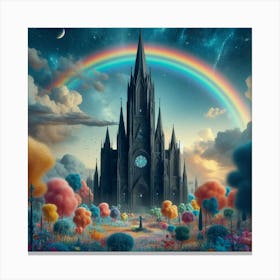 Rainbow Castle 1 Canvas Print