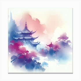 Chinese Pagoda 17 Canvas Print