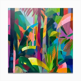 Abstract Travel Collection Monteverde Costa Rica 4 Canvas Print