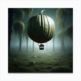 Pumpkin Hot Air Balloon 2 Canvas Print
