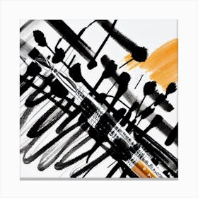 Brushstrokes Canvas Print