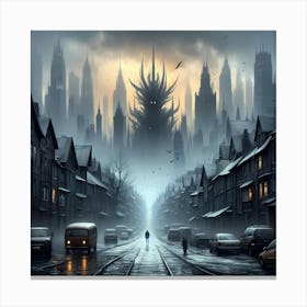 Dark City Canvas Print