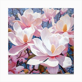 Magnolia Blossoms Canvas Print