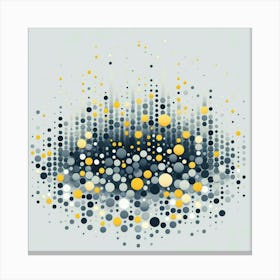 Abstract Dots 1 Canvas Print