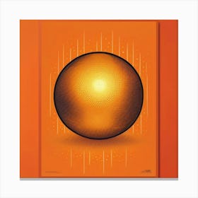 Orange Ball Canvas Print