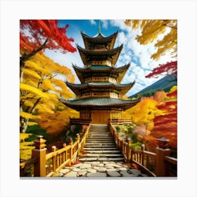 Autumn In Japan Canvas Print