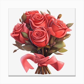 Bouquet Of Roses 1 Canvas Print