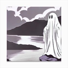 Ghost On A Rock Canvas Print
