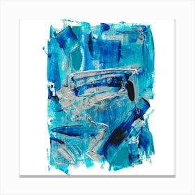 Modern Acrylic Painting, Contemporary Abstract Art 4 Canvas Print