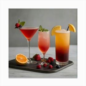 Default Cocktails Using Nonstandard Ingredients Aesthetic 1 Canvas Print