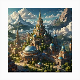 Fantasy Castle 7 Canvas Print