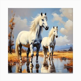 Horses Canvas Print