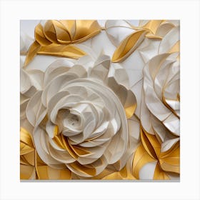 Paper Roses 1 Canvas Print