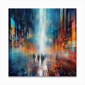 Futuristic City Canvas Print