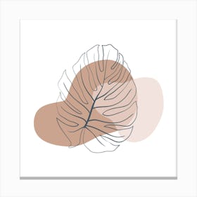 Leaf Illustration Canvas Print