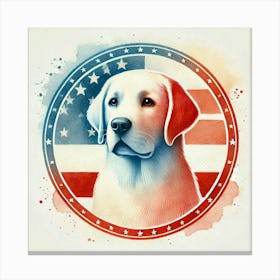 Watercolor Labrador Retriever 3 Canvas Print