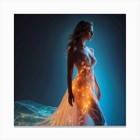 Light Dress Canvas Print