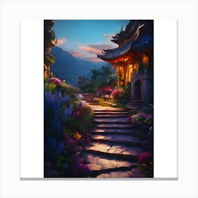 Chinese Garden Canvas Print