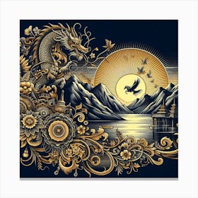 Chinese Dragon Canvas Print