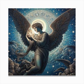 Angel Of The Sky Canvas Print