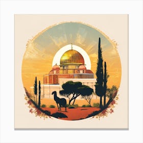 Dome Of The Rock Canvas Print